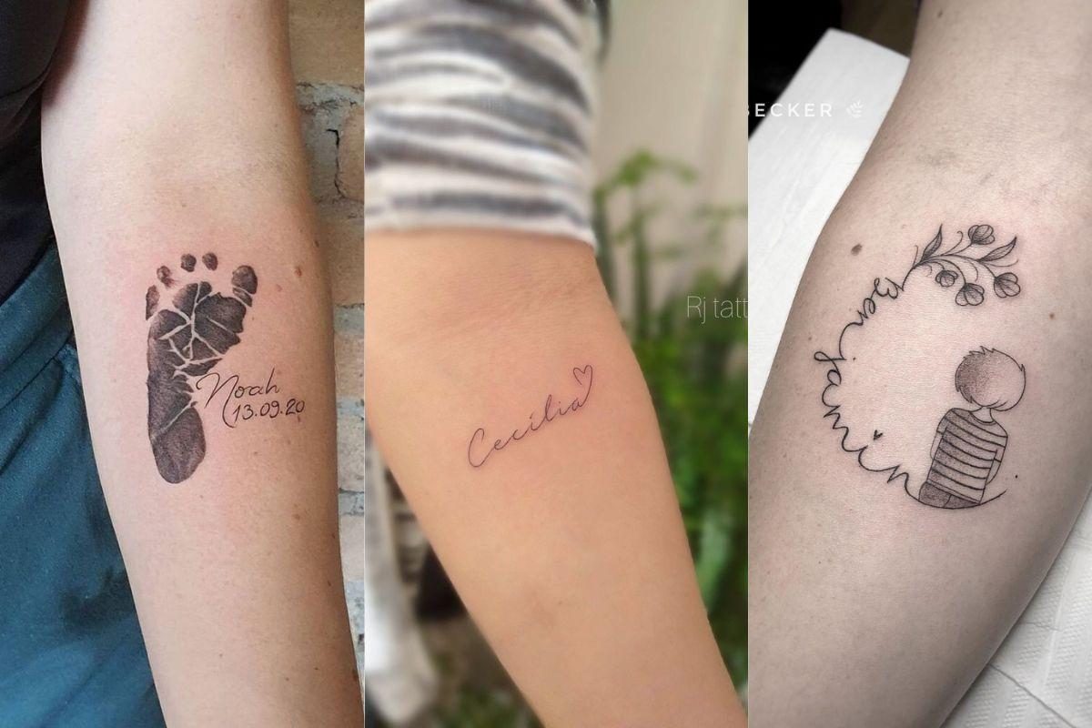 tatuagem mãe e filho