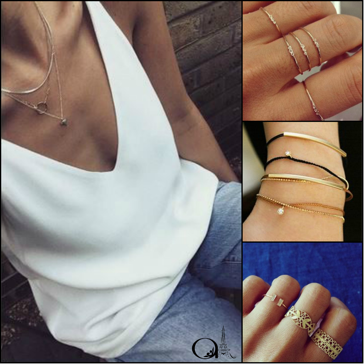colar fino feminino