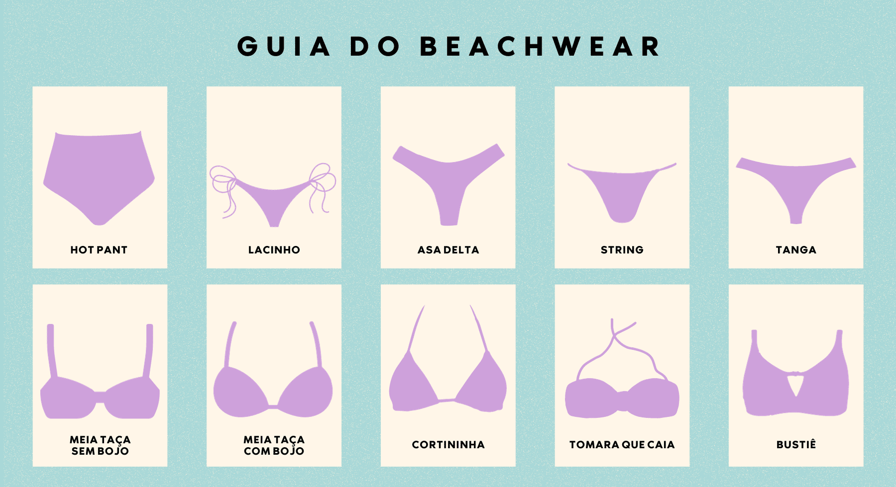 modelos de biquíni para cada tipo de corpo