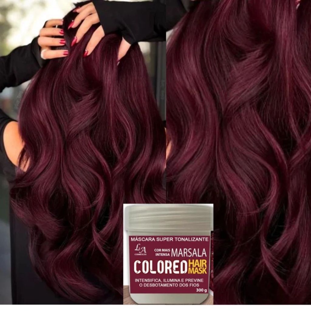 ruivo acaju cor de cabelo