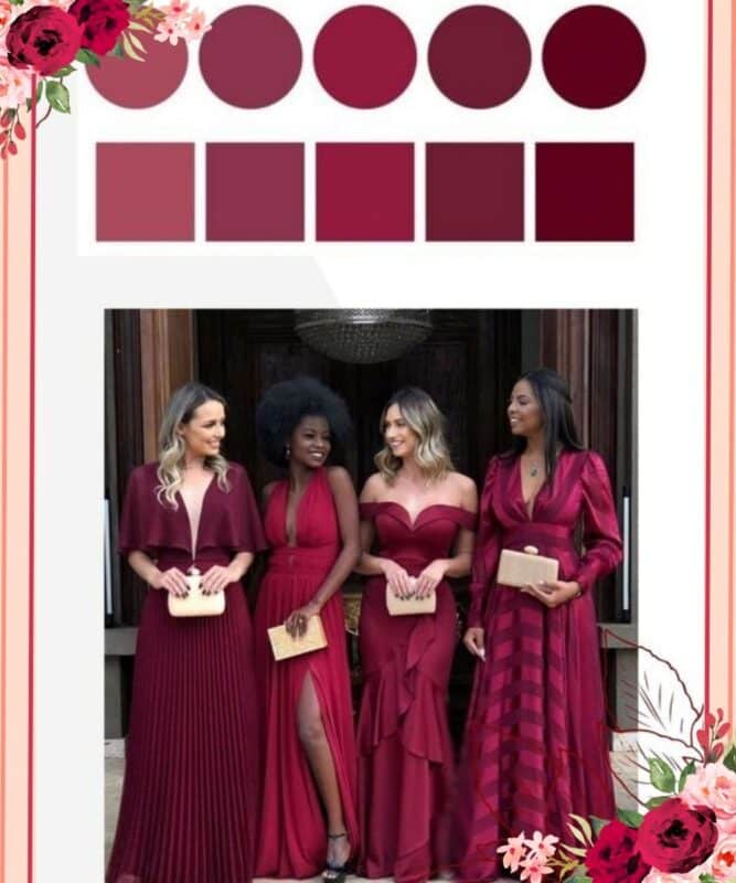 maquiagem marsala