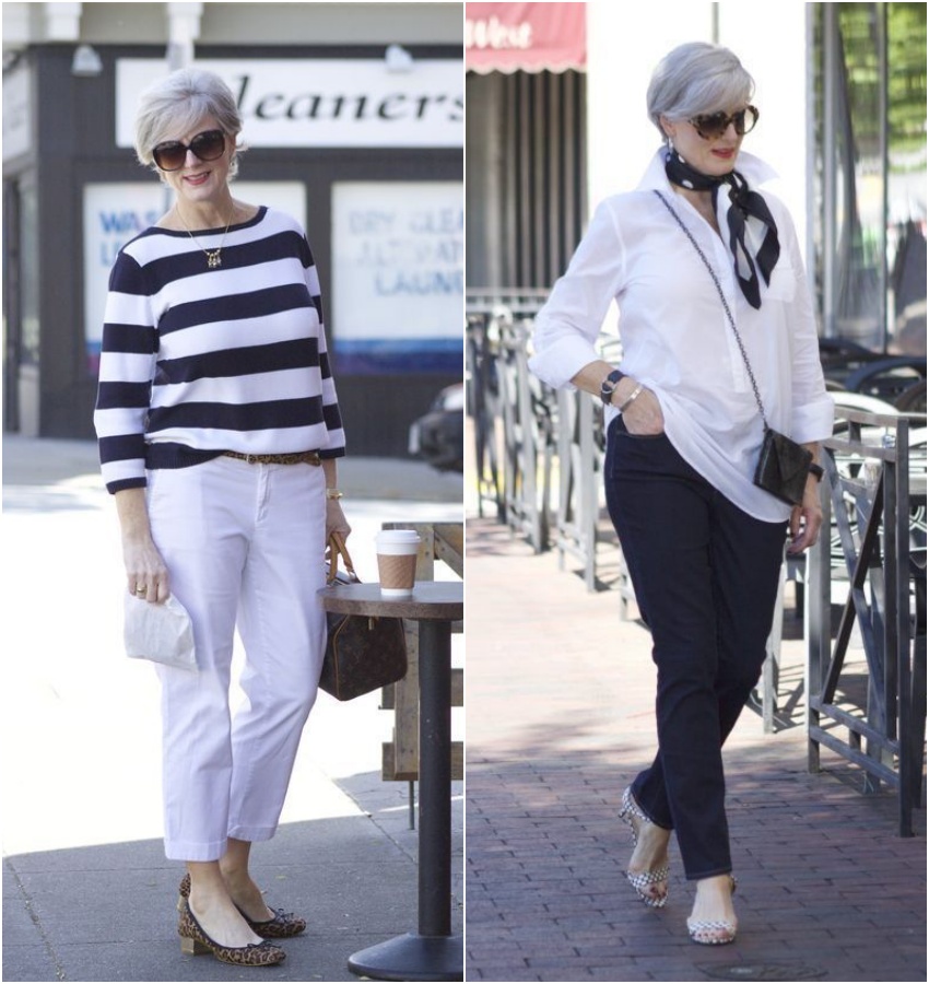 moda elegante para senhoras 60 anos