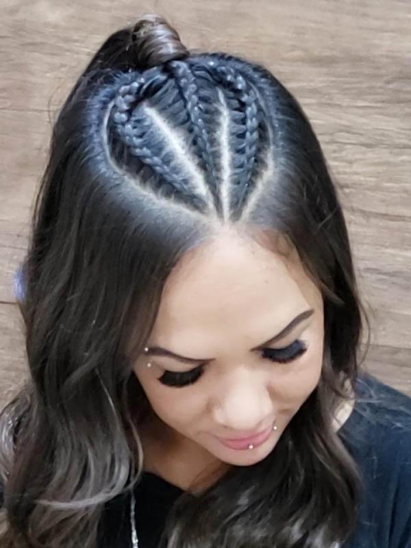 tiara de trança
