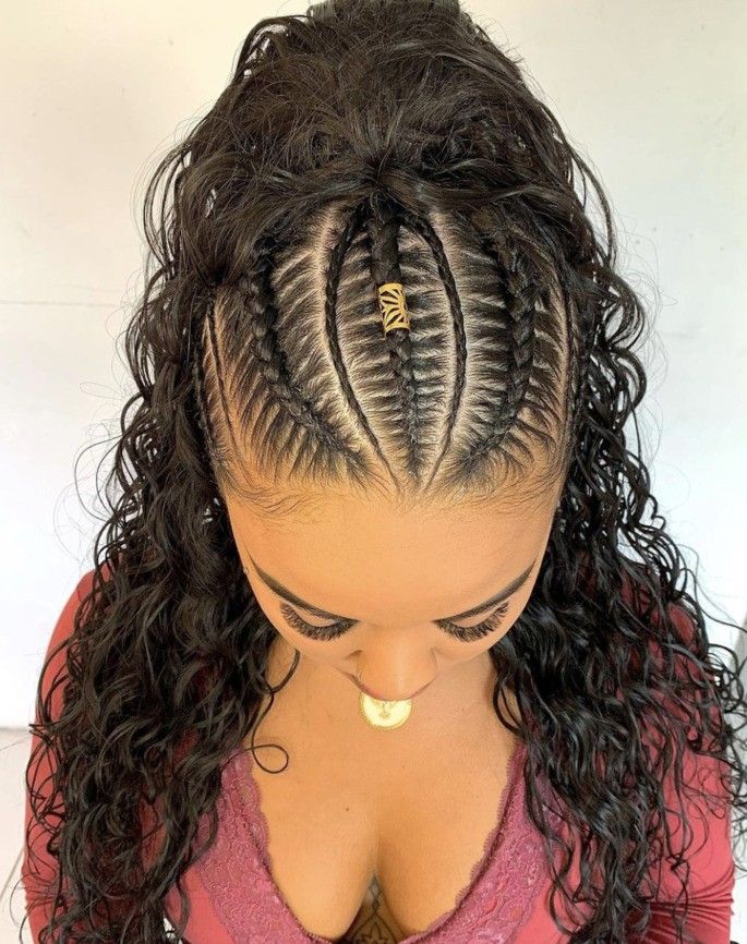 trancinhas na frente do cabelo