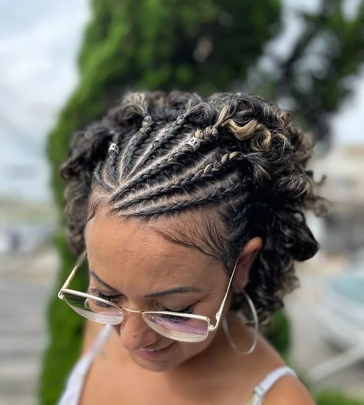 penteados com trança para cabelo curto