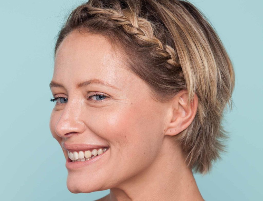 trança para festa cabelo curto