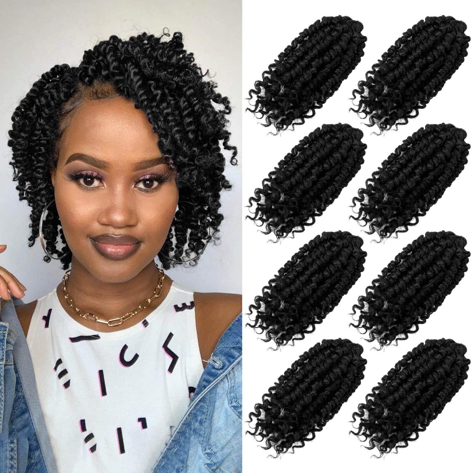 alongamento para trança cabelo curto