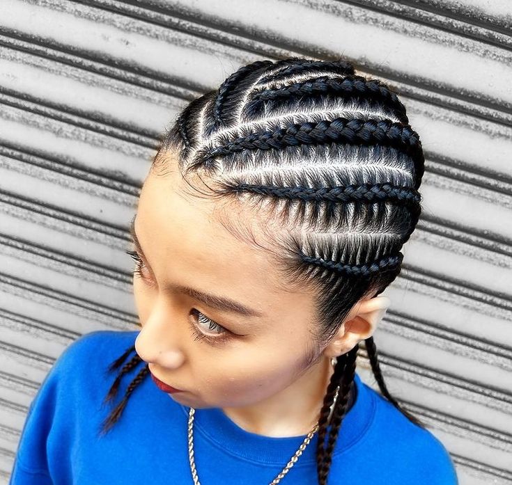 trança em cabelo chanel