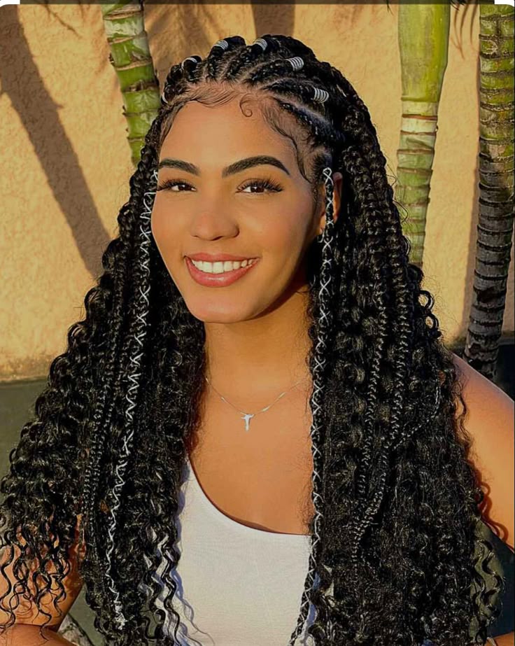 tranças para cabelo cacheado