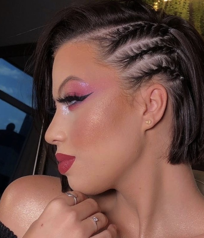 trança embutida cabelo liso passo a passo