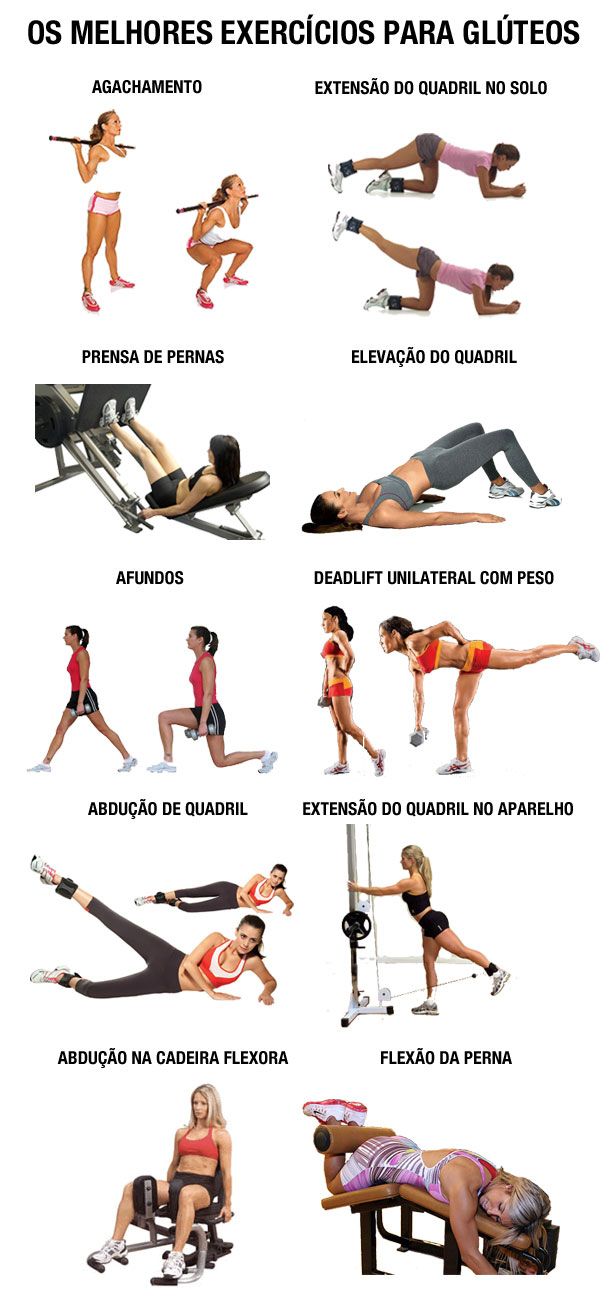 treino de glúteos e pernas