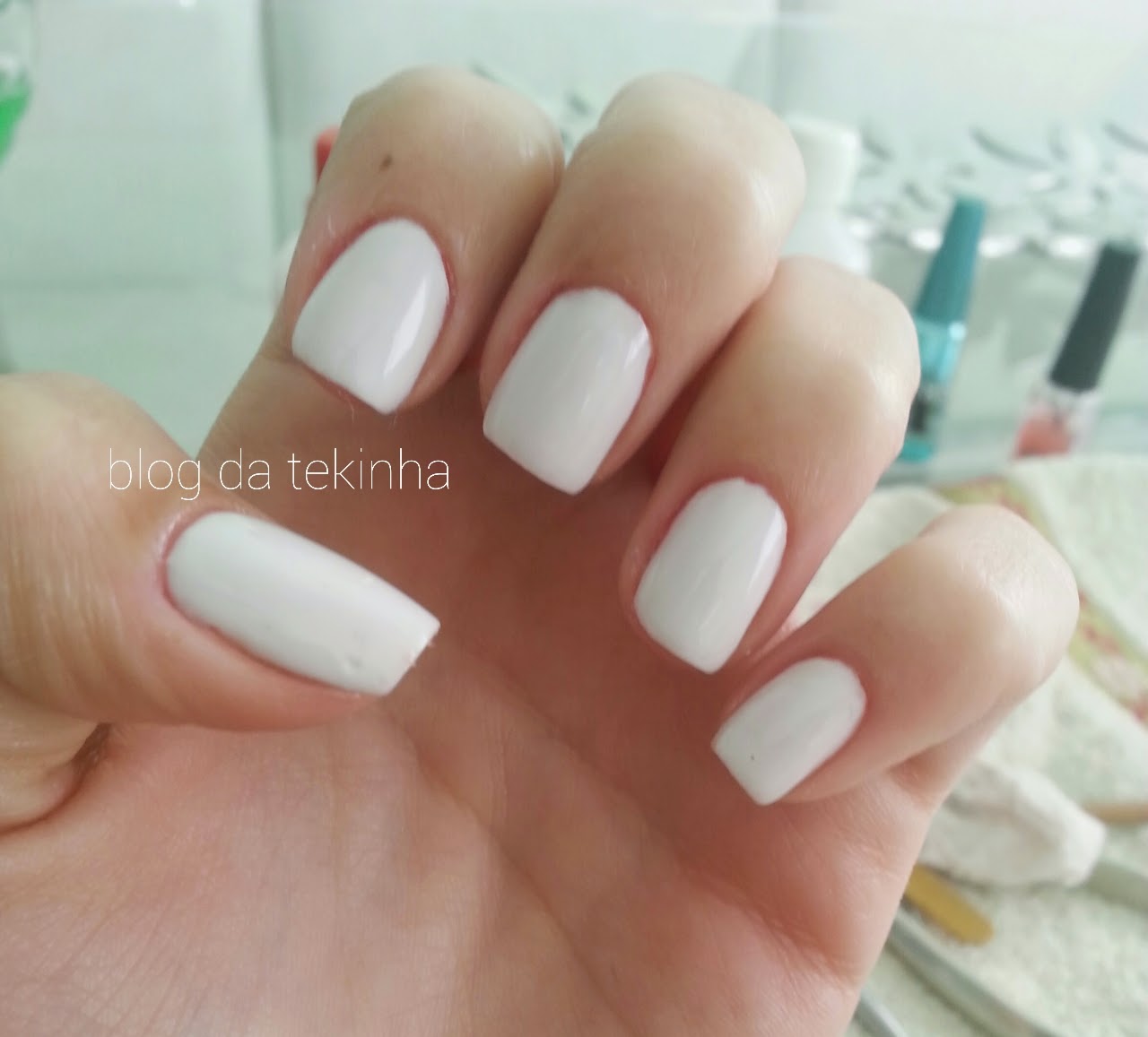 como fazer o esmalte branco durar mais