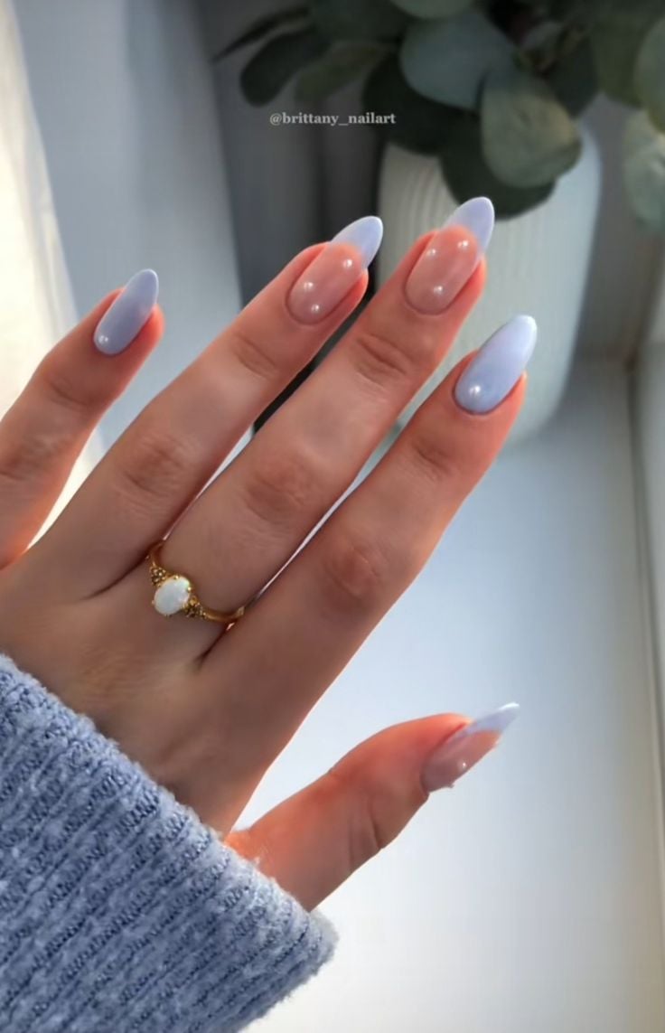 nail art azul