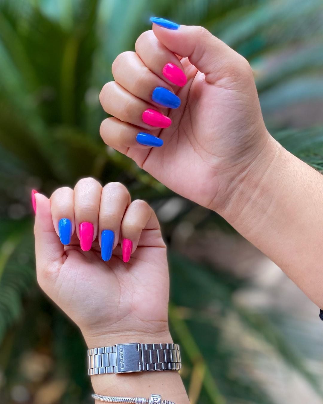 unhas decoradas para chá revelação