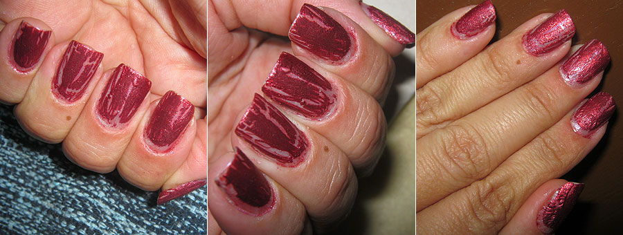 unhas com efeito quebrado