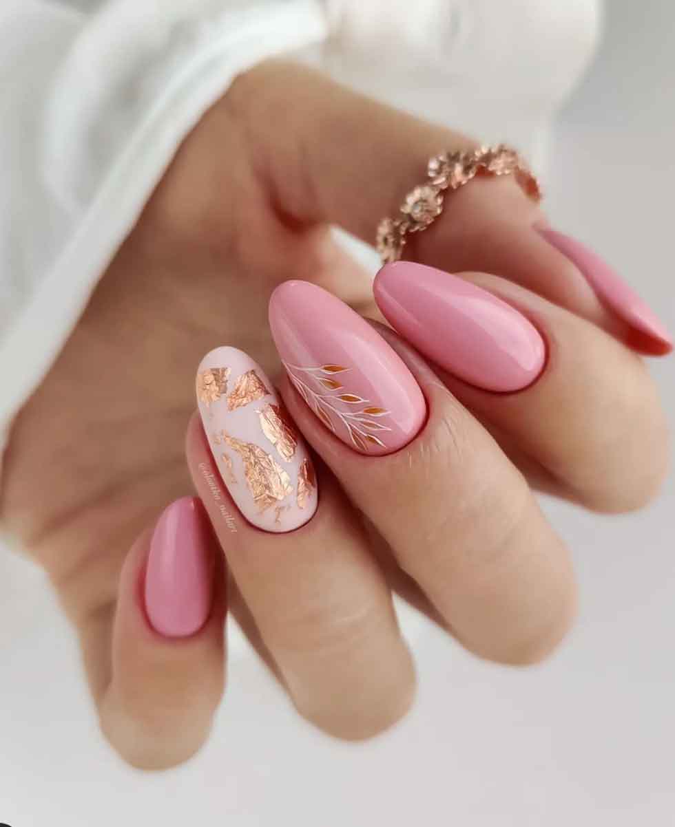 unha de gel decorada rosa nude