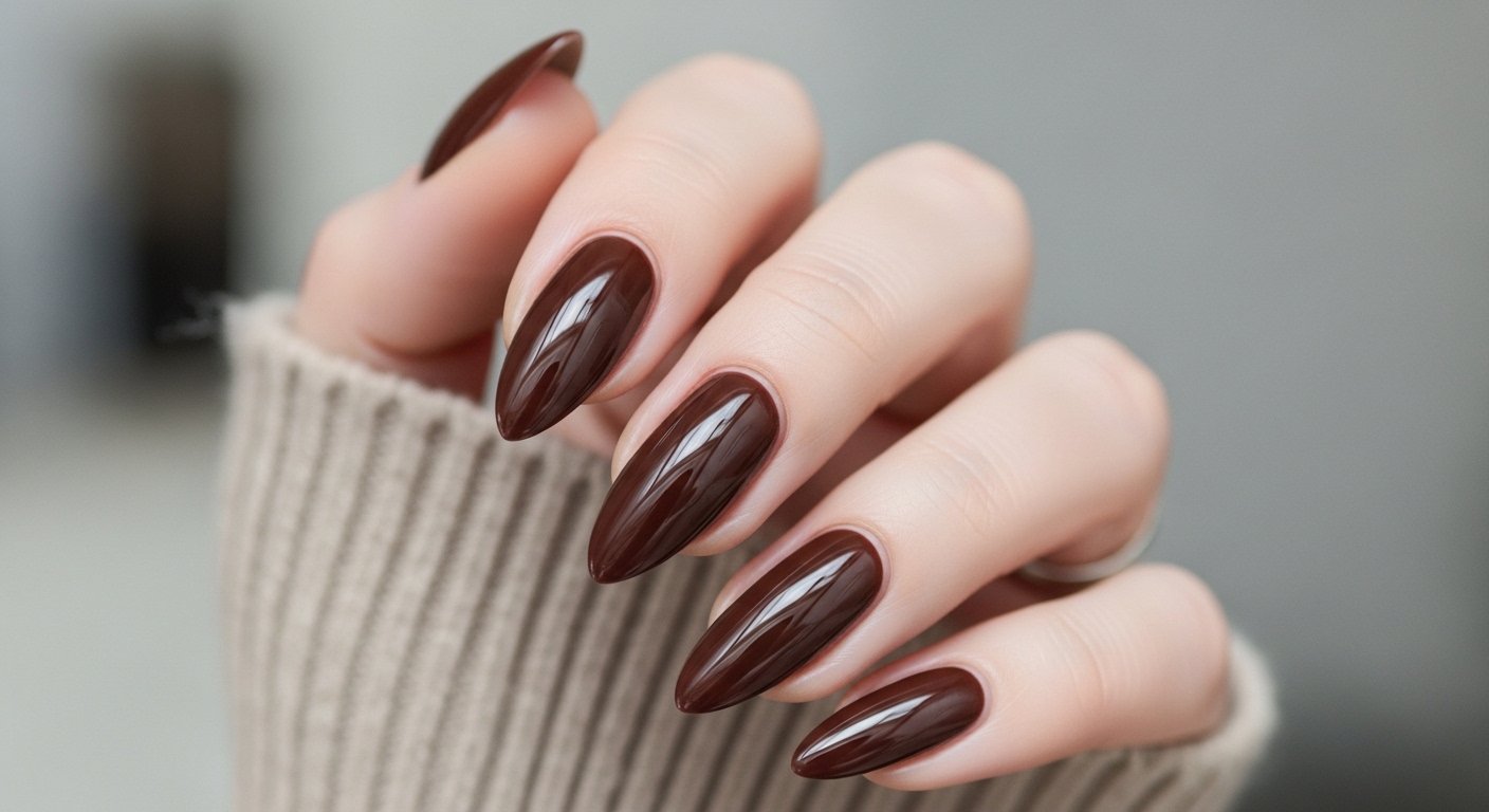 unha de gel nude café