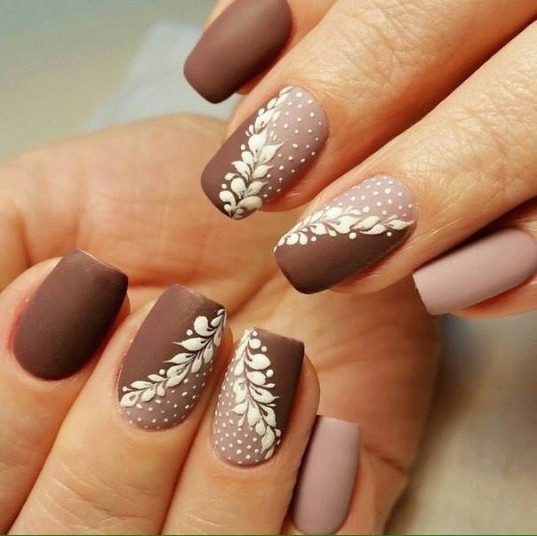 unha de gel nude café