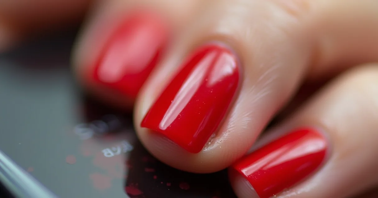 unhas vermelhas decoradas 2026
