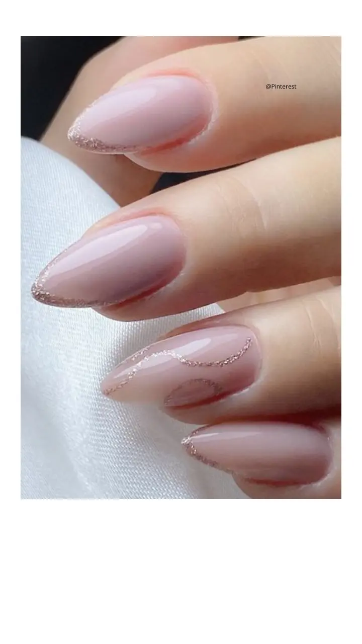unha em gel redonda para casamento