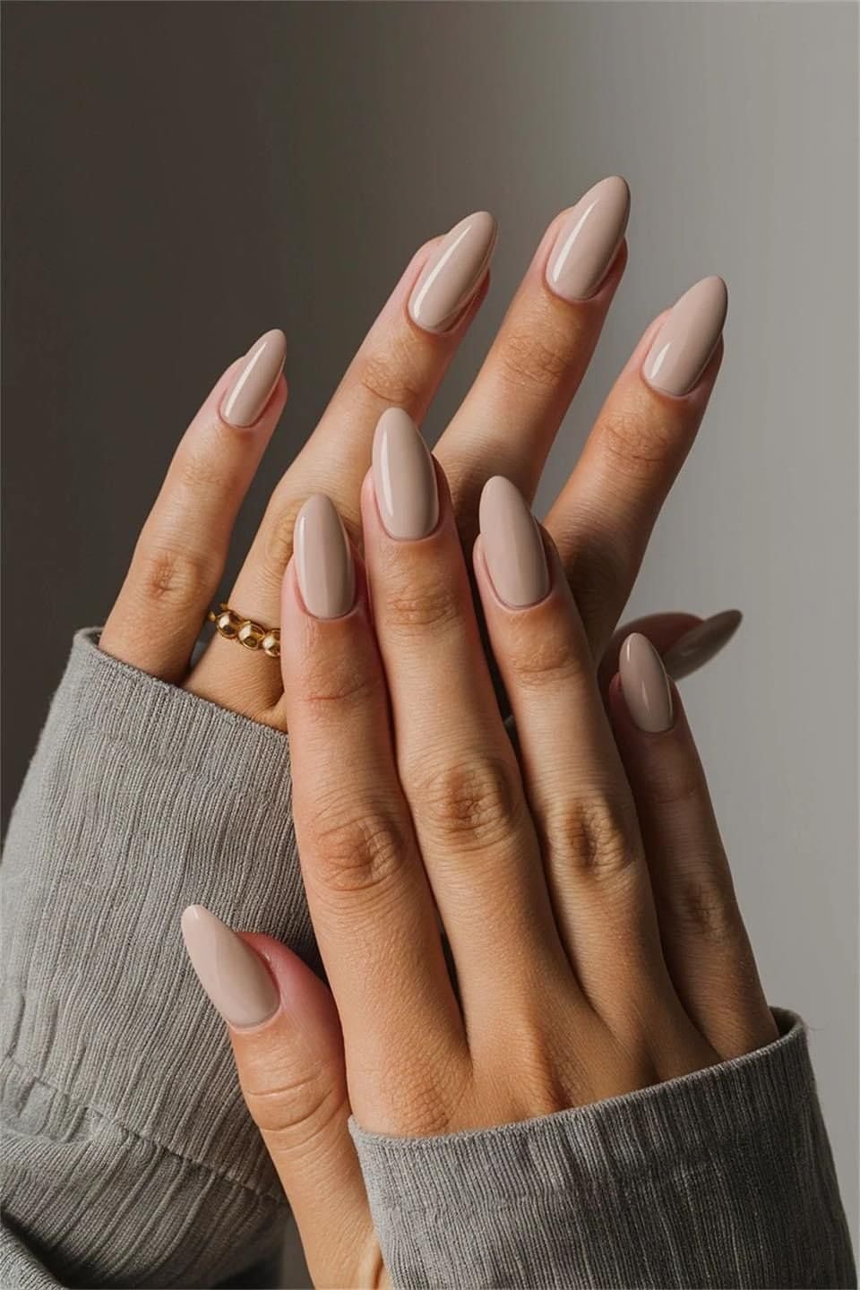 coffee nails marrom claro