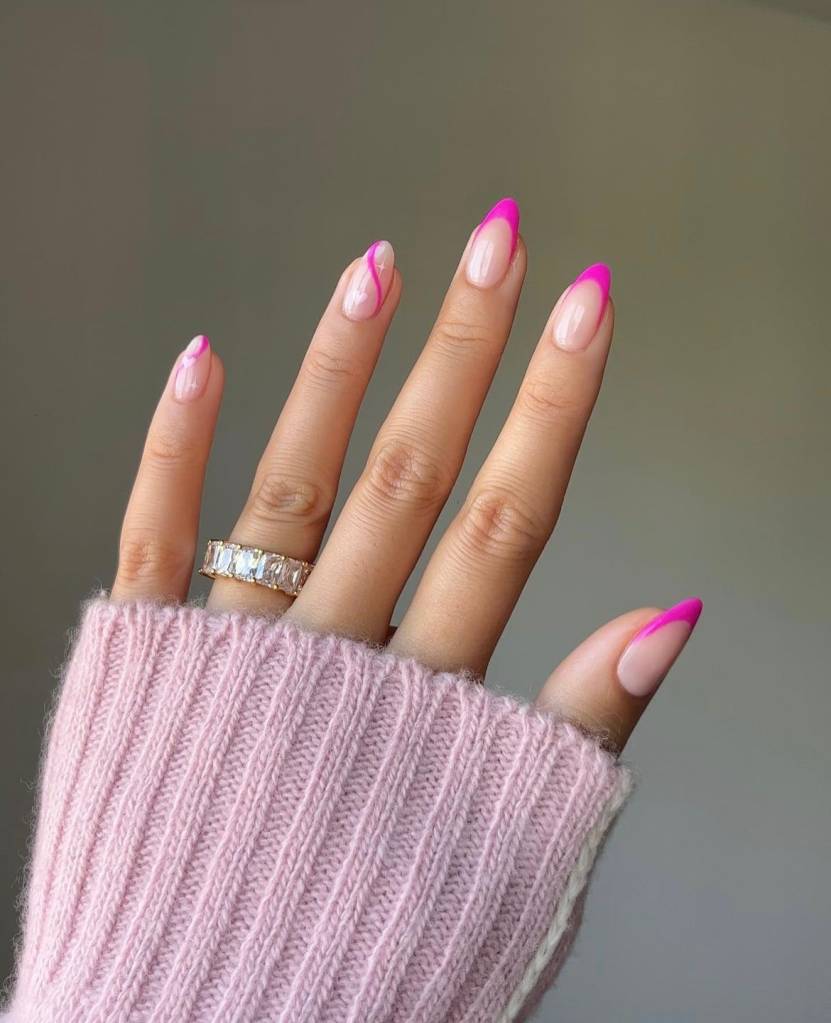 unha decorada pink