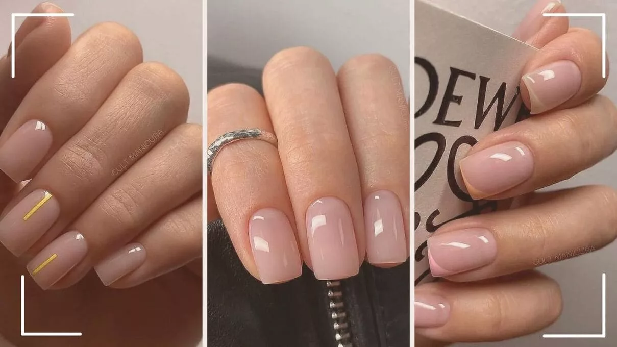 gel para unhas quadradas naturais