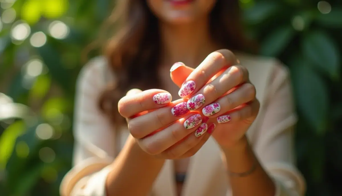 unhas almond curtas naturais