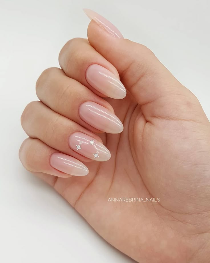 nail art baby boomer glitter