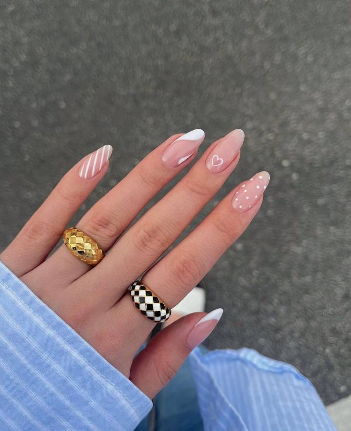 unhas clean girl
