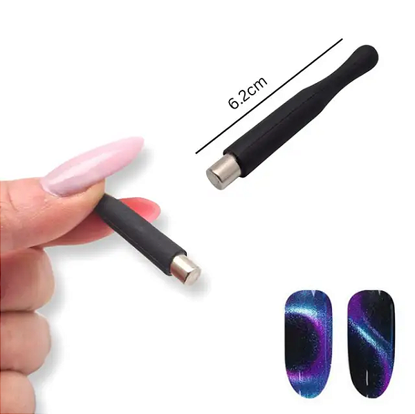 como fazer unhas olho de gato