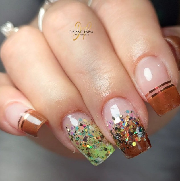 técnica de encapsulamento de glitter