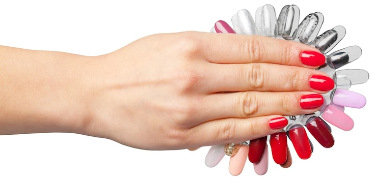 unhas acrigel minimalistas