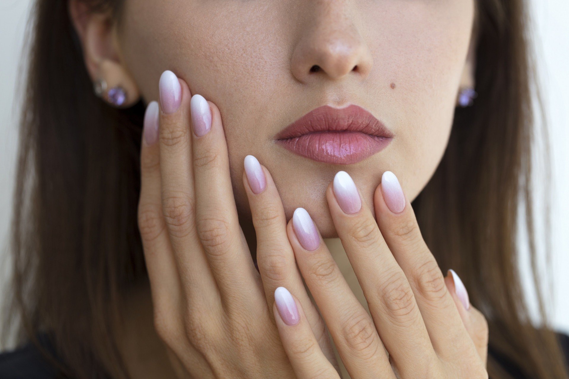 unhas de gel minimalistas
