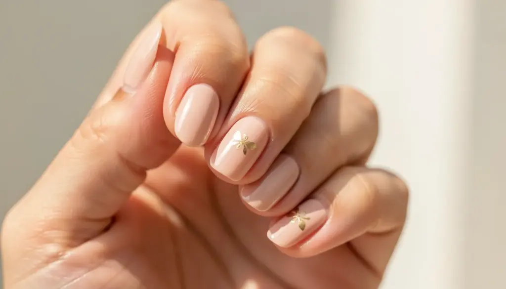 unhas de gel simples e bonitas
