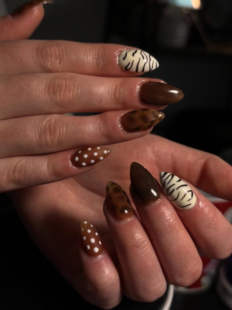 unhas decoradas para casacos