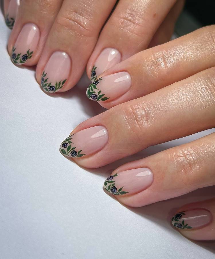 unhas em gel naturais