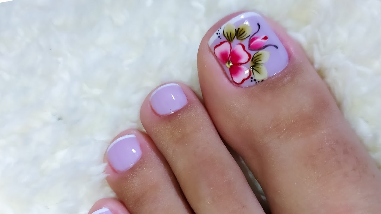 Tutoriais de unhas decoradas para pés