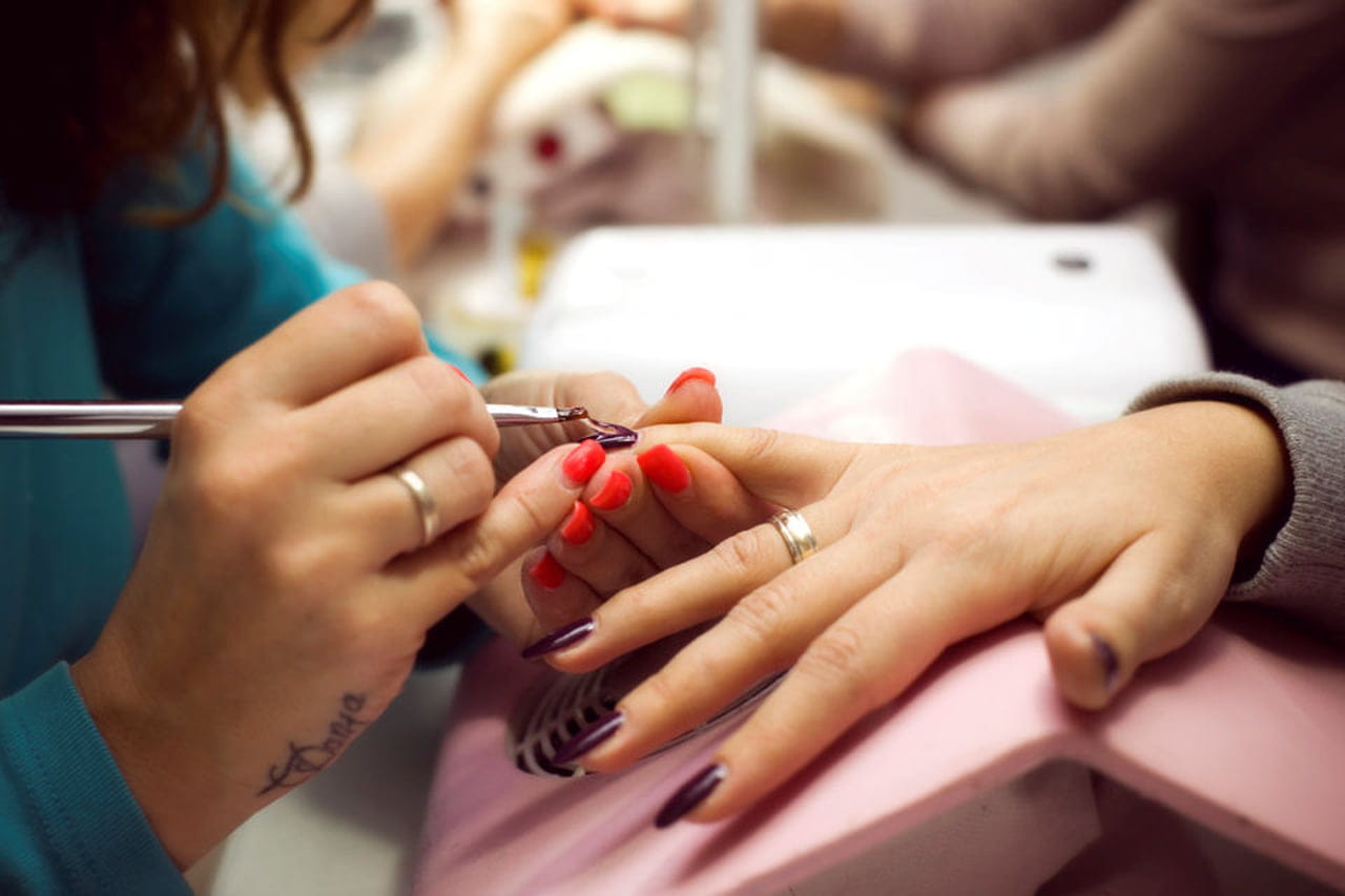 unhas decoradas em gel