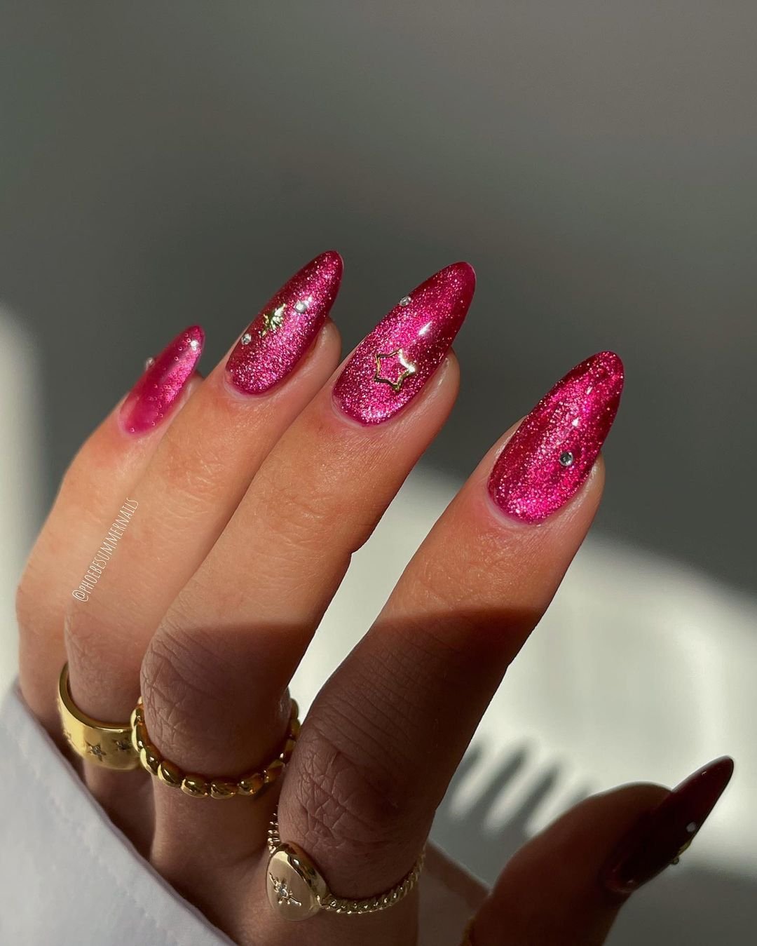 Unhas encapsuladas rosa