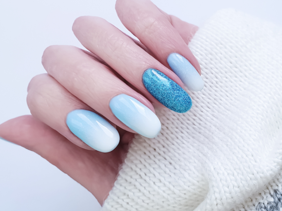 unhas de fibra de vidro decoradas simples