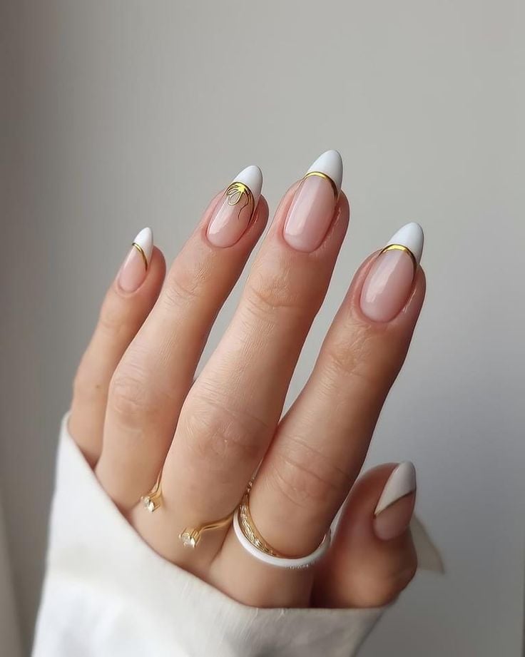 fotos de unhas francesinhas em gel