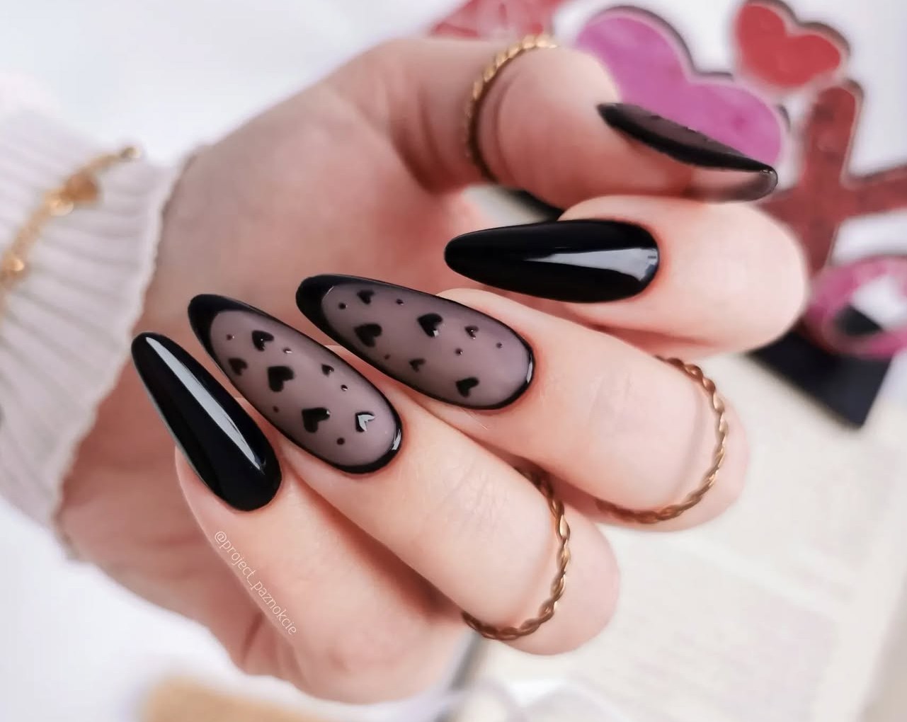 unhas pretas fosco