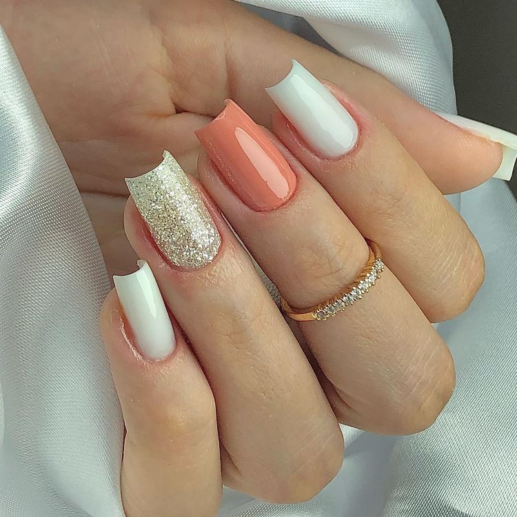 unhas filha única decorada