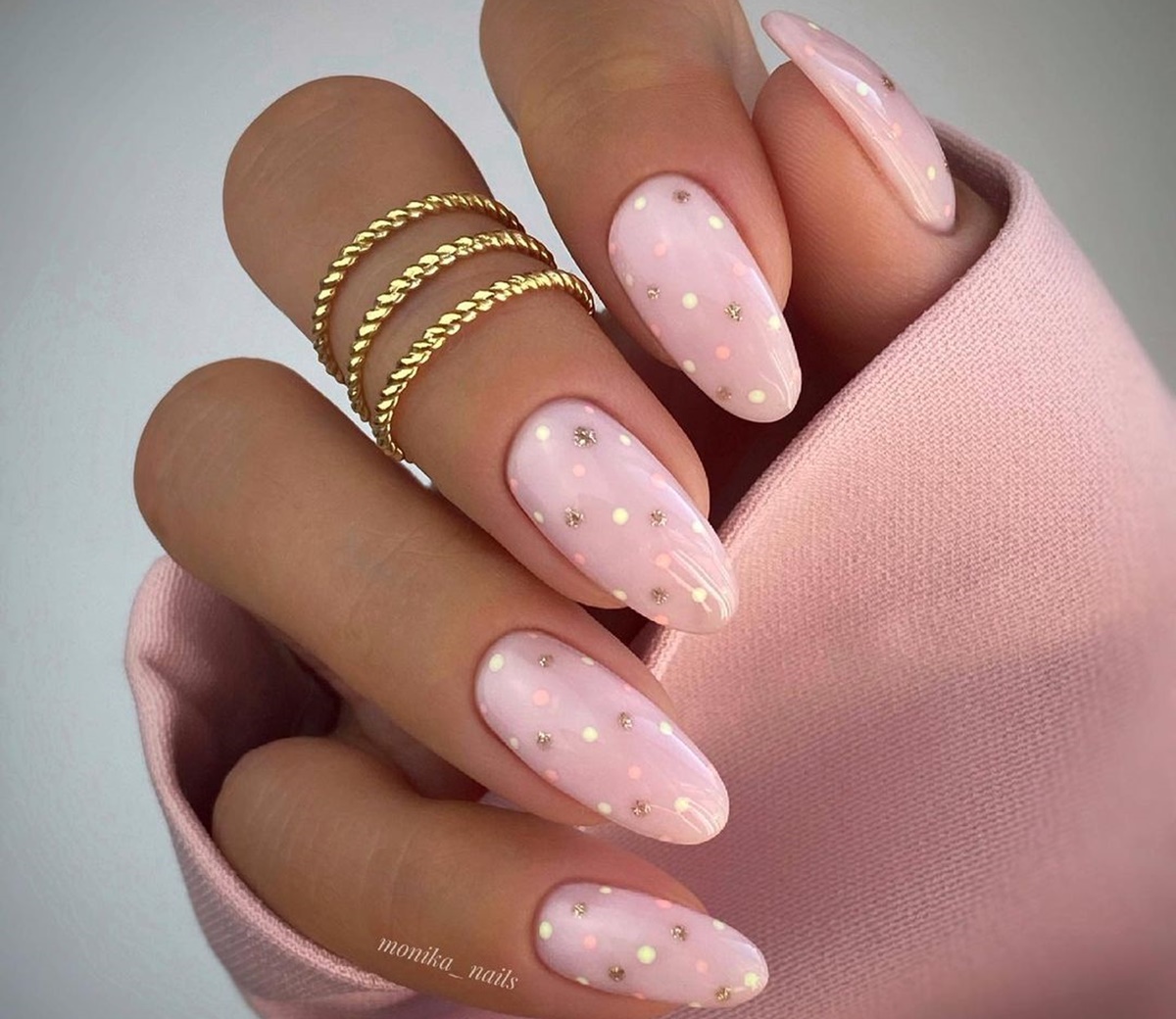 unhas filha única decorada