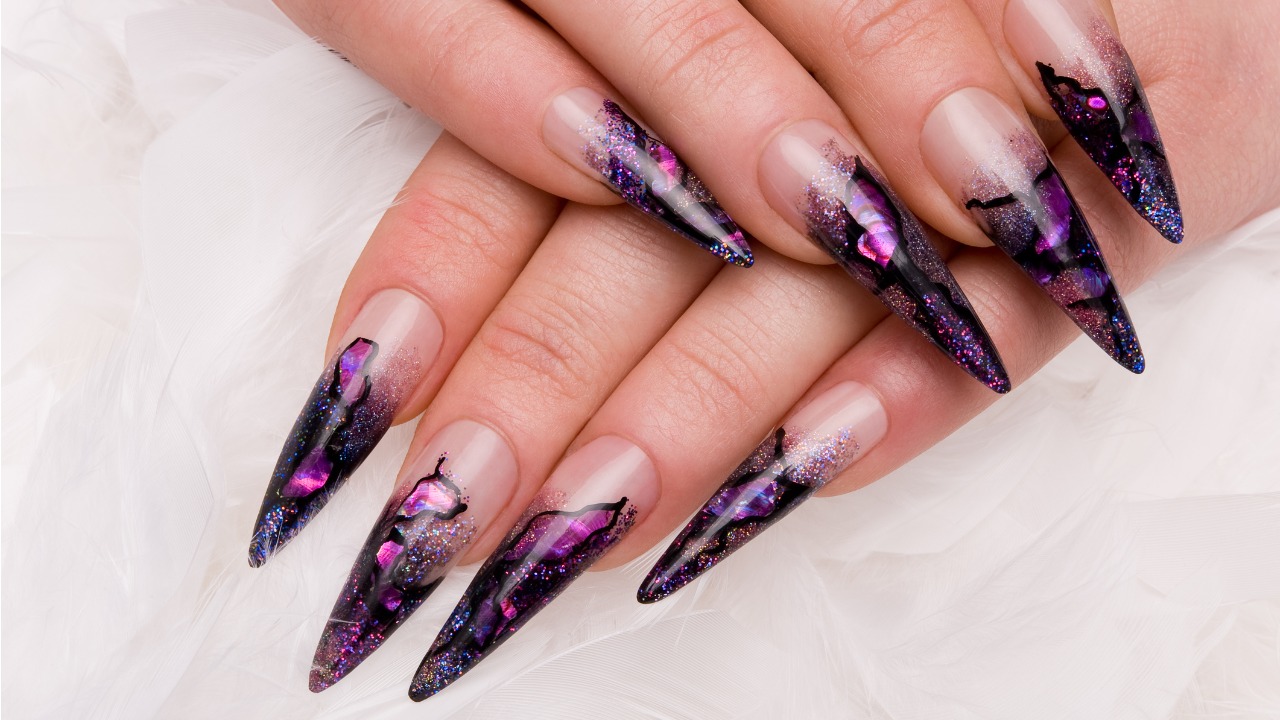 decoração unhas stiletto 2026