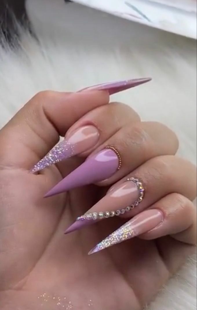 ideias unhas stiletto