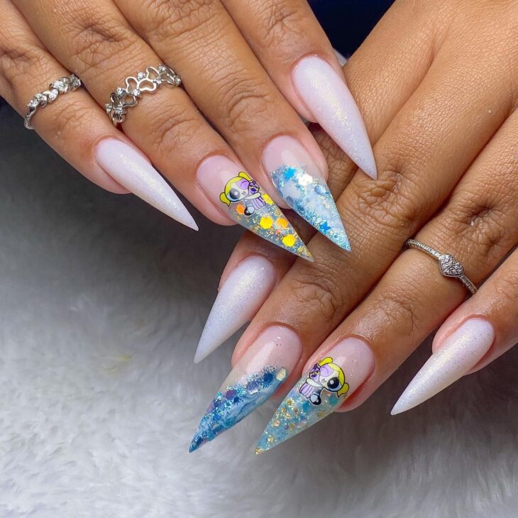 decoração unhas stiletto 2026