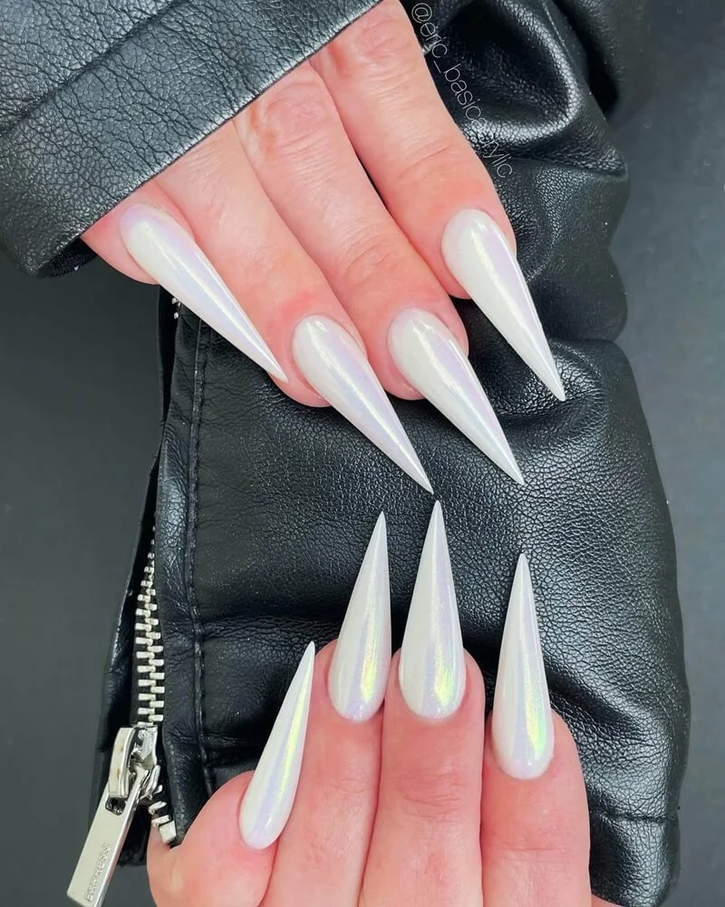 como fazer unhas stiletto decoradas