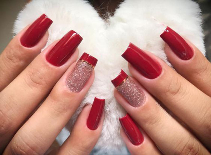 unhas vermelhas filhas únicas